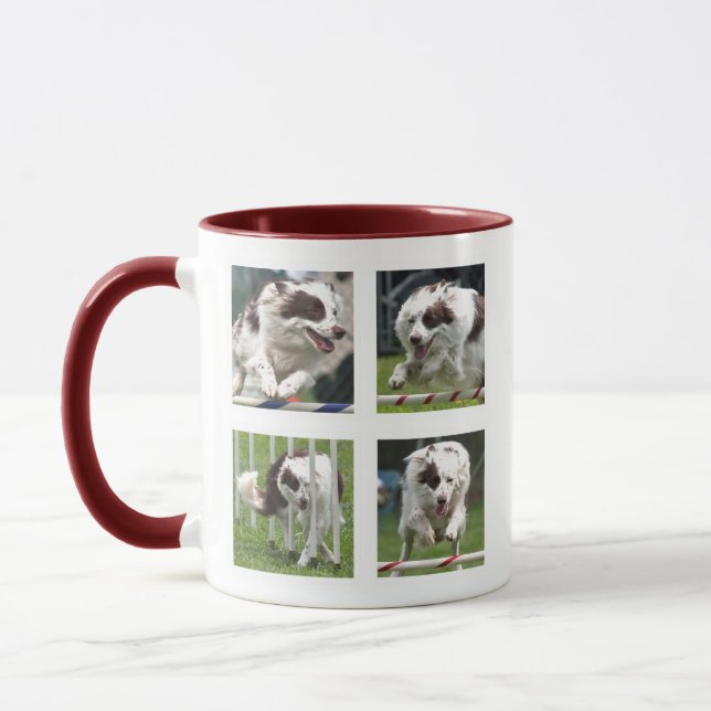 Red Dog Picture Mug (Left)