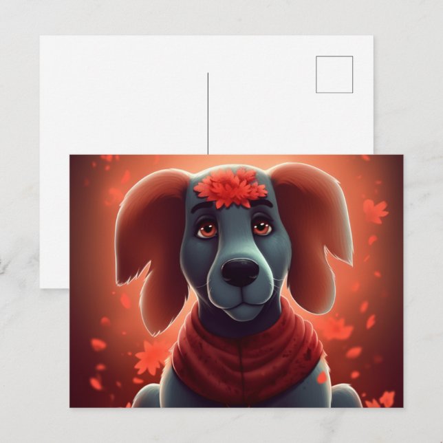 Red Dog Postcard (Front/Back)