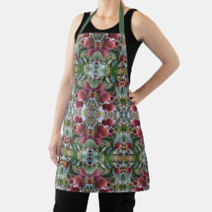 Red Dogwood Fruit Nature Abstract  Apron