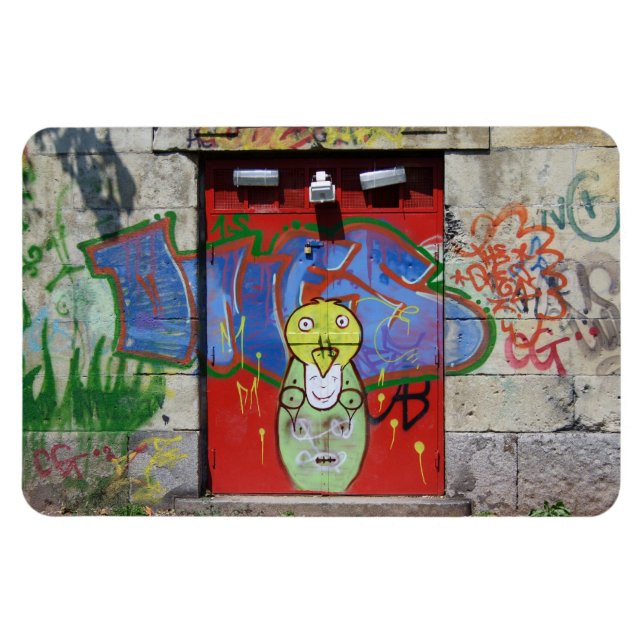 Red Door Magnet (Horizontal)