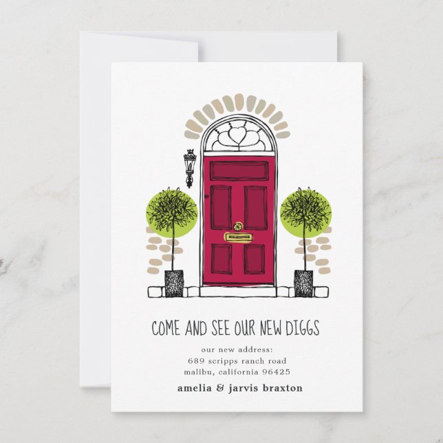 Red Door New House Announcement (Front)