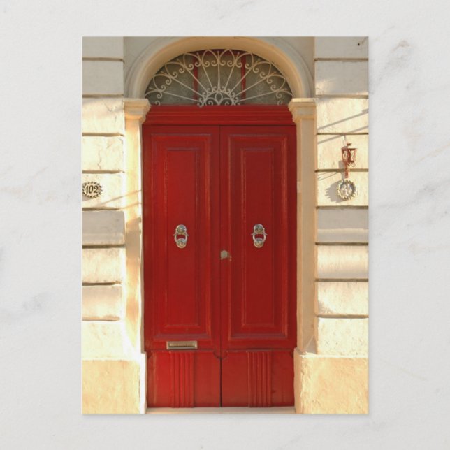 Red Door Postcard (Front)