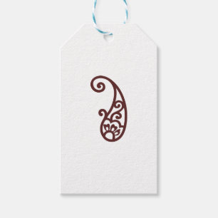 Red dot gift tags