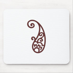 Red dot mouse pad