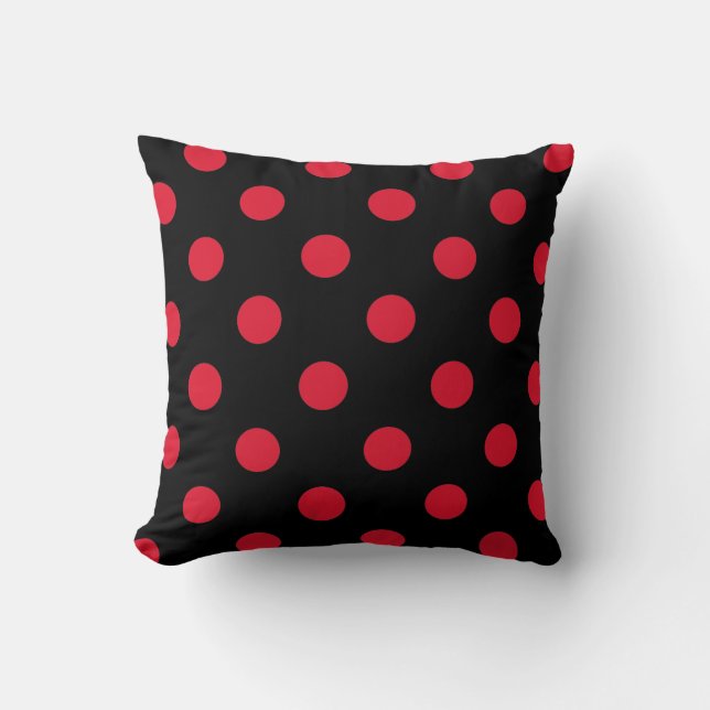 red dots decor cushion (Front)