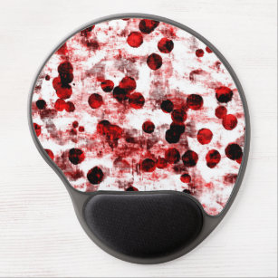 Red Dots Gel Mouse Pad