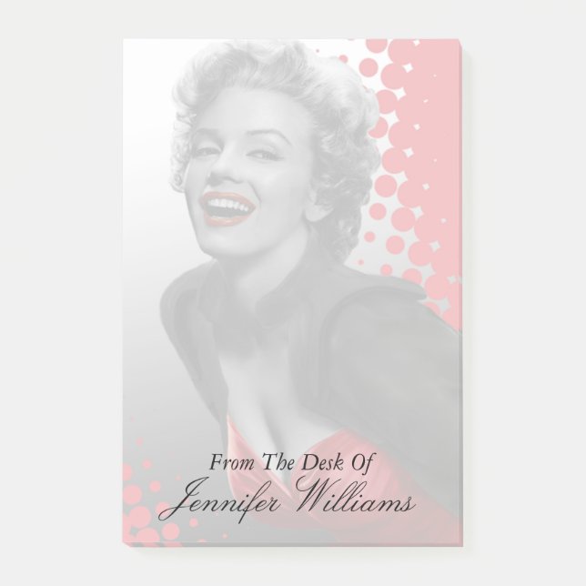 Red Dots Marilyn Post-it Notes (Front)