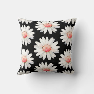 Red Dotted Daisy's Cushion