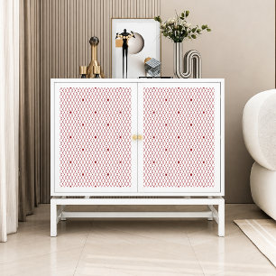 Red dotted Lace decoupage Tissue Paper