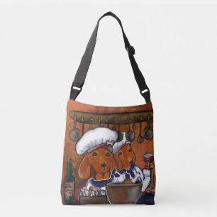 Red Doxies Crossbody Bag