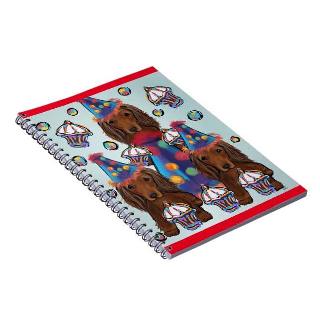 Red Doxies Notebook (Right Side)