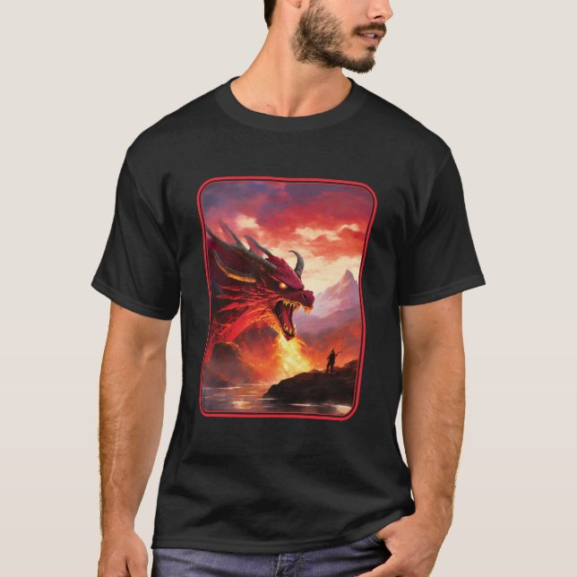 Red Dragon #1 T-Shirt (Front)
