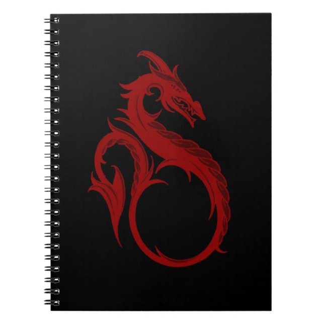 Red Dragon Apalala Spiral Notebook (Front)