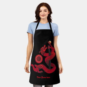 Red Dragon Apron