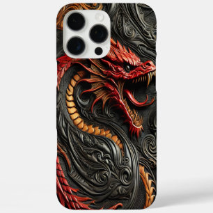 Red Dragon Artistic Art iPhone 16 Pro Max Case