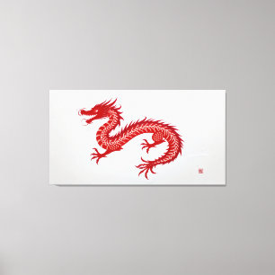 Red Dragon Canvas Print