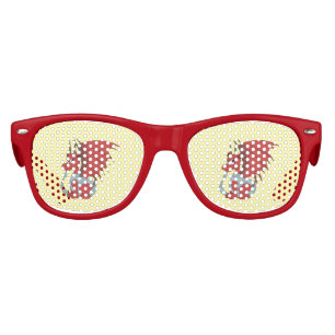Red Dragon Cartoon Kids Sunglasses