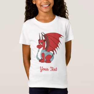 Red  dragon cartoon T-Shirt