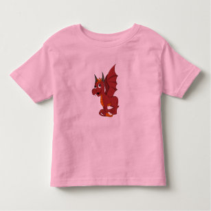 Red Dragon Cartoon  Toddler T-Shirt