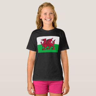 Red Dragon Celtic Flag of Wales & Welsh T-Shirt
