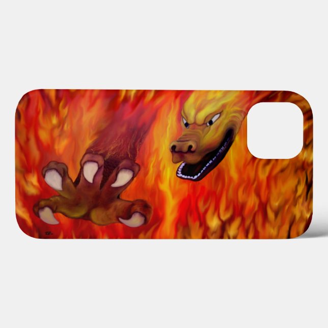 Red Dragon Claw Case-Mate iPhone Case (Back (Horizontal))