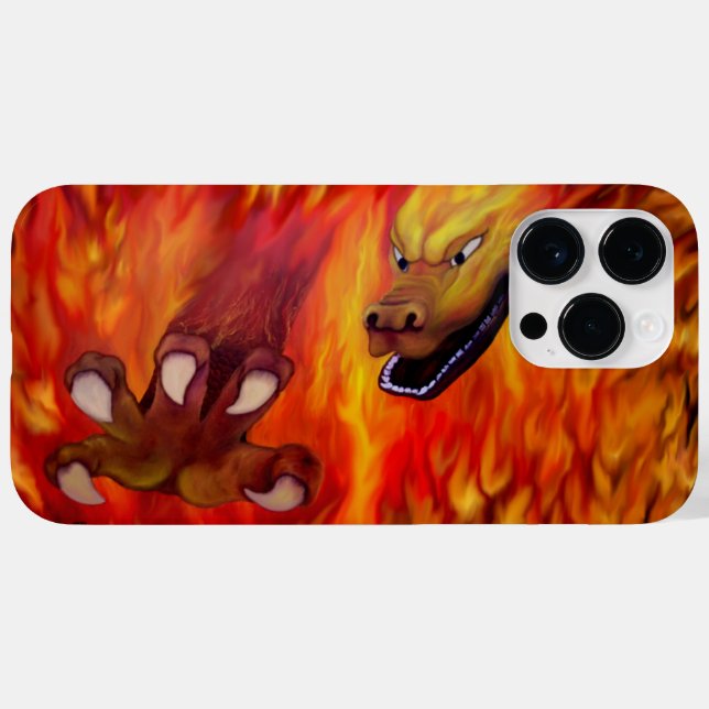 Red Dragon Claw Case-Mate iPhone Case (Back (Horizontal))