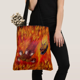 Red Dragon Claw Crossbody Bag