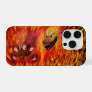 Red Dragon Claw iPhone 15 Pro Case