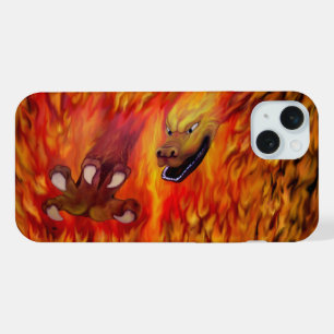 Red Dragon Claw iPhone 15 Plus Case