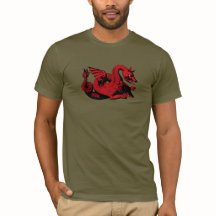 Red Dragon Creature Customisable T-Shirt