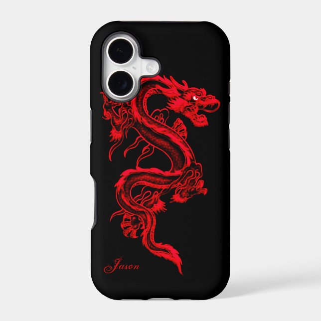 Red Dragon Custom iPhone 5 Case (Back)