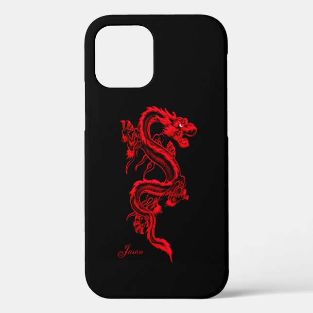 Red Dragon Custom iPhone Case-Mate iPhone Case (Back)