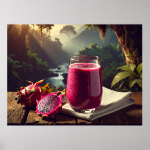 RED DRAGON FRUIT (Venus Pitahaya) - EXOTIC FRUITS Poster