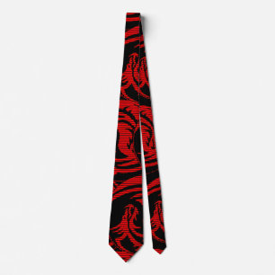 Red dragon gel mouse pad tie