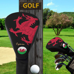Red Dragon Golf Wales, Golfing, Welsh Flag Golf Head Cover