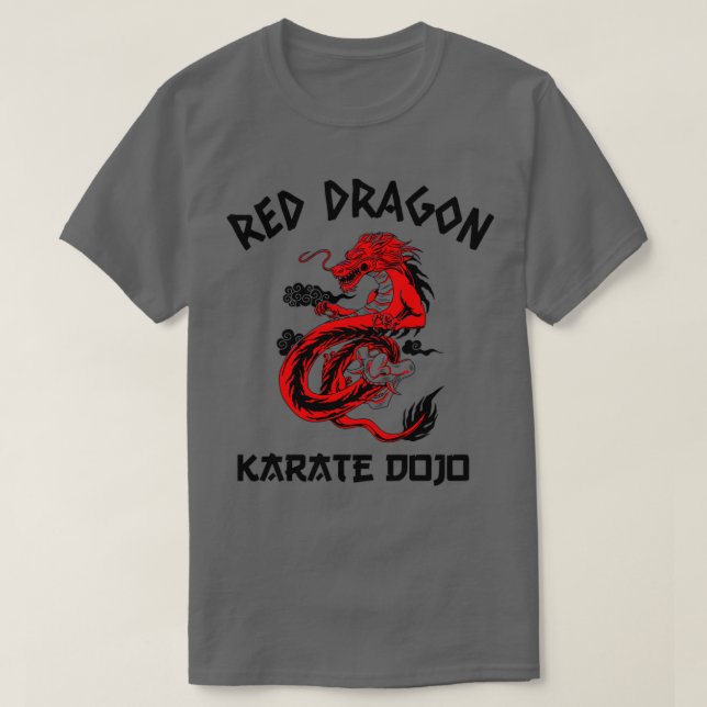 Red Dragon Karate Dojo T-Shirt (Design Front)