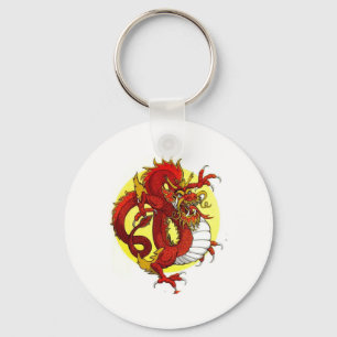 RED DRAGON KEY RING