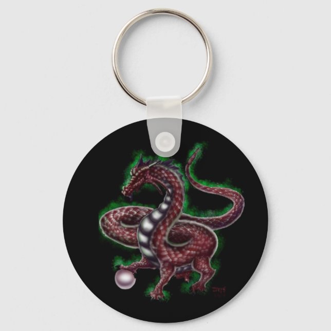 Red Dragon Key Ring (Front)