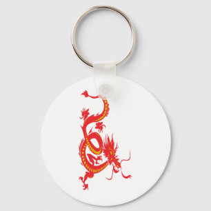 Red Dragon Key Ring