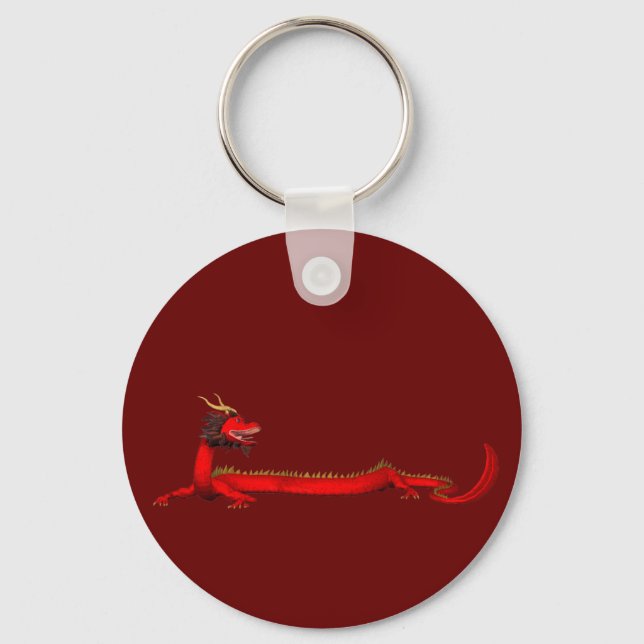 Red Dragon Key Ring (Front)