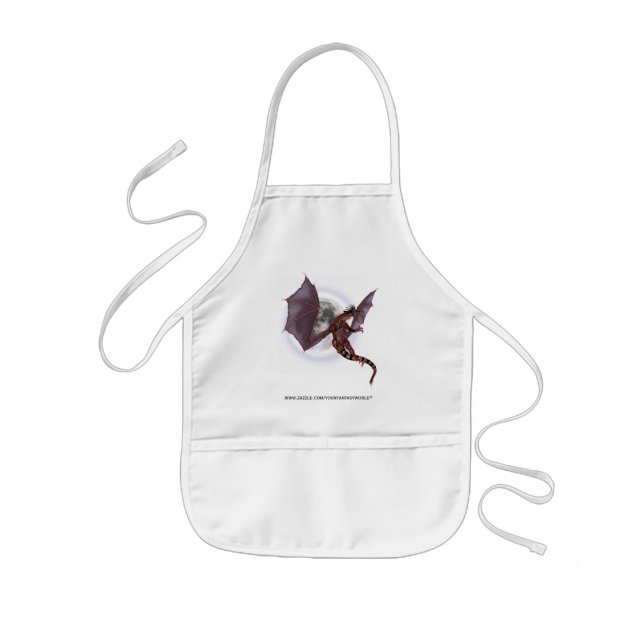 Red Dragon Kids Apron (Front)