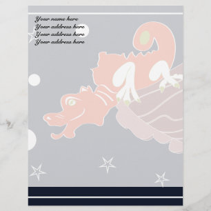 Red Dragon Letterhead Design