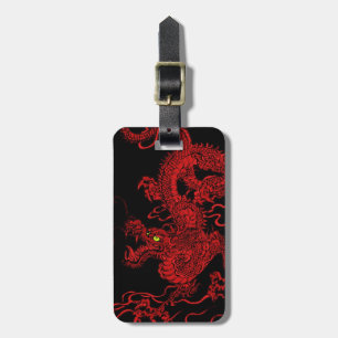Red Dragon Luggage Tag