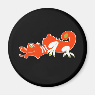 Red dragon magnet