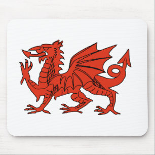 Red Dragon Mouse Pad