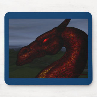 red-dragon mouse pad
