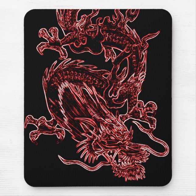 Red Dragon Mousepad (Front)