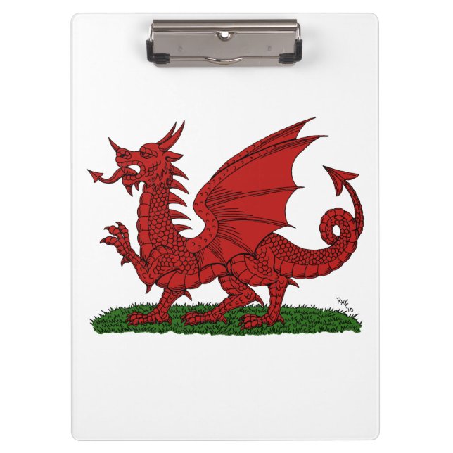 Red Dragon of Wales Clipboard (Front)