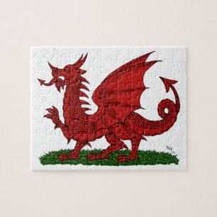 Red Dragon of Wales Jigsaw Puzzle