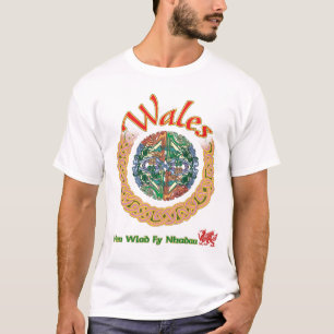 Red Dragon of Wales T shirt